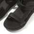 Surff Adjustable Leather Sandal in Black