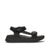 Surff Adjustable Leather Sandal in Black