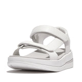 Surff Adjustable Leather Sandal in White