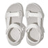 Surff Adjustable Leather Sandal in White