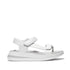 Surff Adjustable Leather Sandal in White