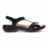Santa Clara Adjustable Back-Strap Sandal in Black Pebble CLOSEOUTS