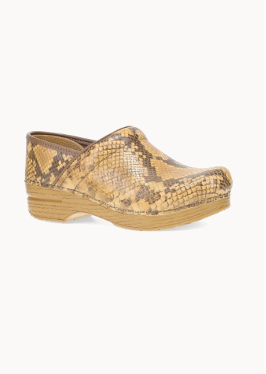 The Professional in Honey Snake Print