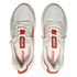 The FO-MO Thunderous Slip on Sneaker in White/Tangarine
