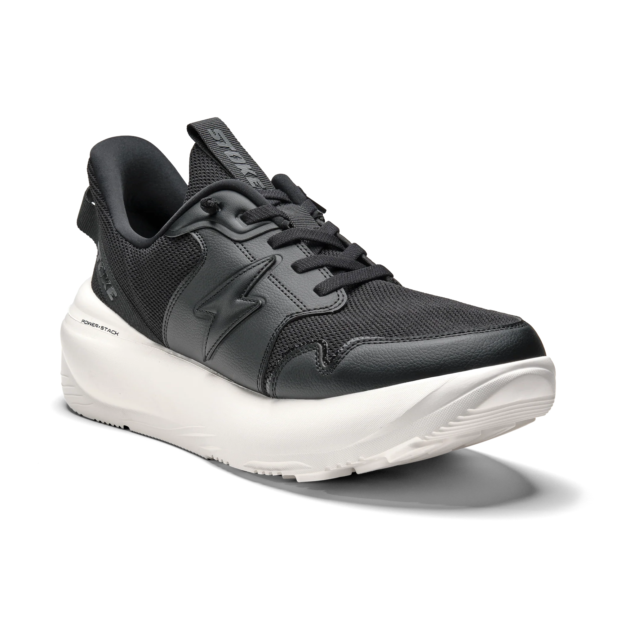 The FO-MO Thunderous Slip on Sneaker in Black/White