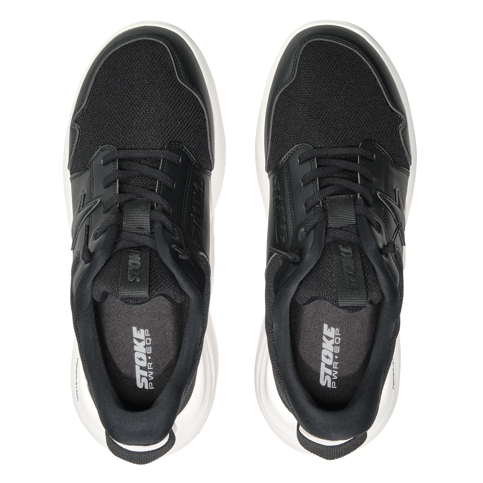 The FO-MO Thunderous Slip on Sneaker in Black/White
