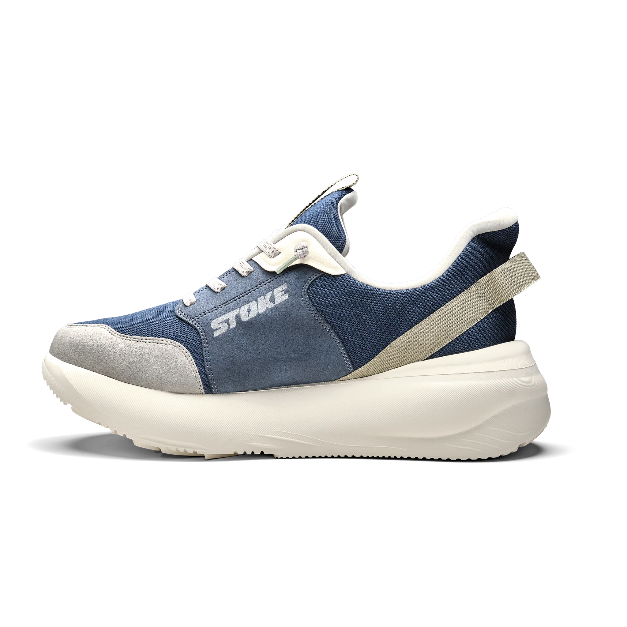 The FO-MO Thunderous Slip on Sneaker in Navy/Gray