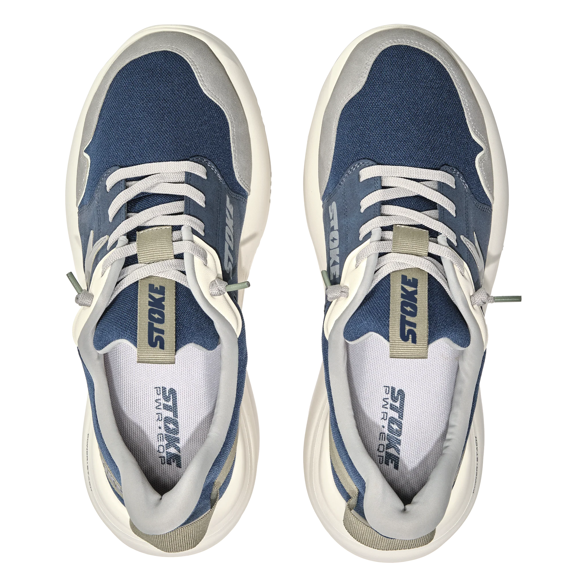 The FO-MO Thunderous Slip on Sneaker in Navy/Gray