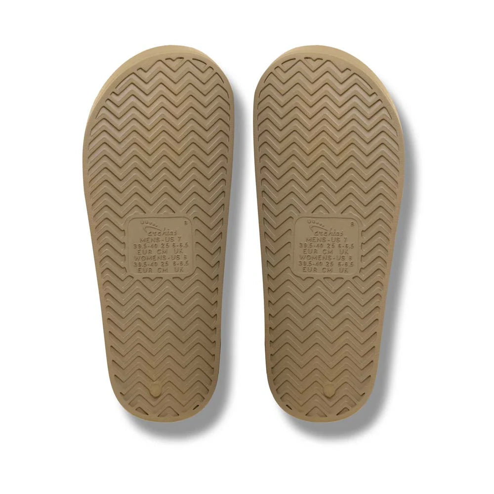 Archies Arch Support Slides in Taupe