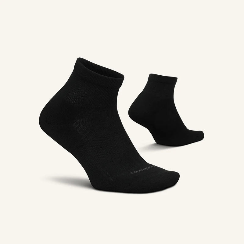 Therapeutic Max Cushion Quarter Sock in Black