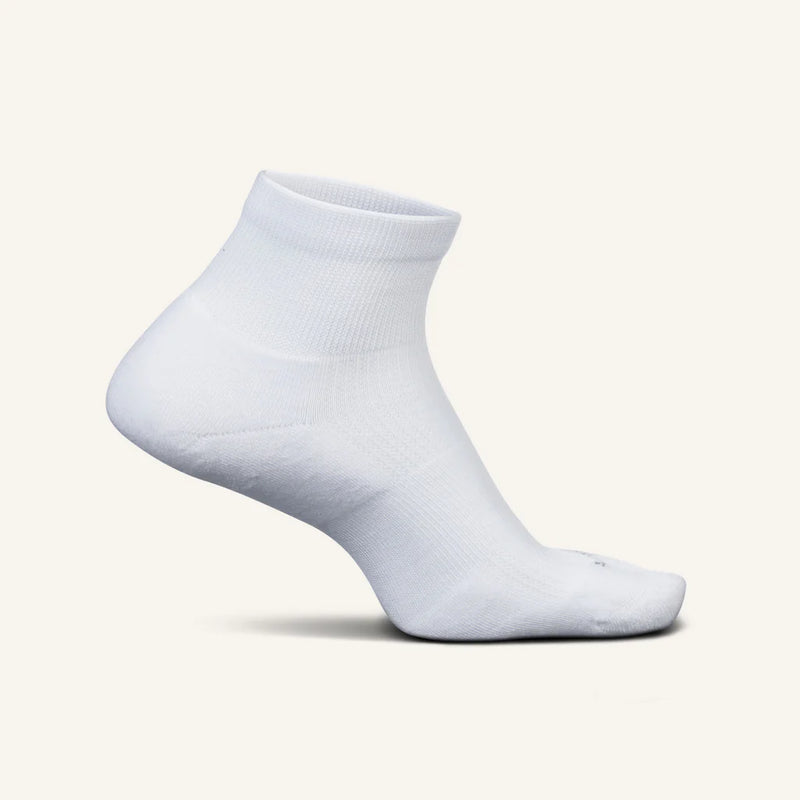 Therapeutic Max Cushion Quarter Sock in White