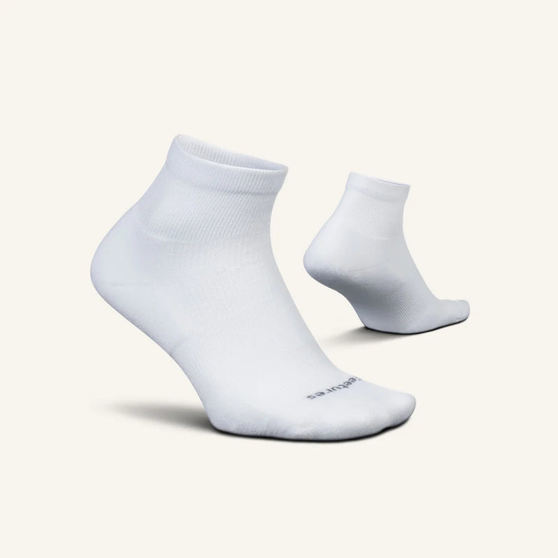 Therapeutic Max Cushion Quarter Sock in White