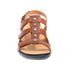 Toledo Gladiator Sandal in Cognac Leather