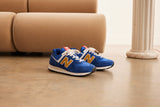 Classic 574 Bright Blue with Yellow Core Lifestyle Sneaker