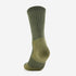 Unisex Lite Padding Hiking Crew Sock in Forest