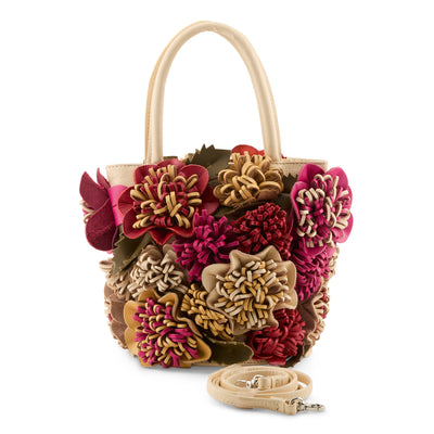 HB Hapi Handled Tote in Bone Multi