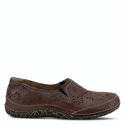 Libora Etched Loafer in Taupe