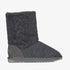 Bartle Cozy Knit Boot in Dark Grey