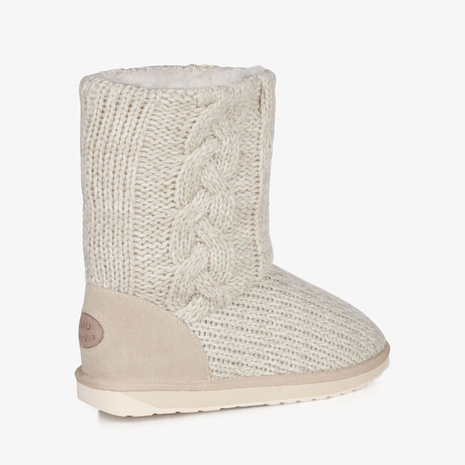 Bartle Cozy Knit Boot in Macadamia