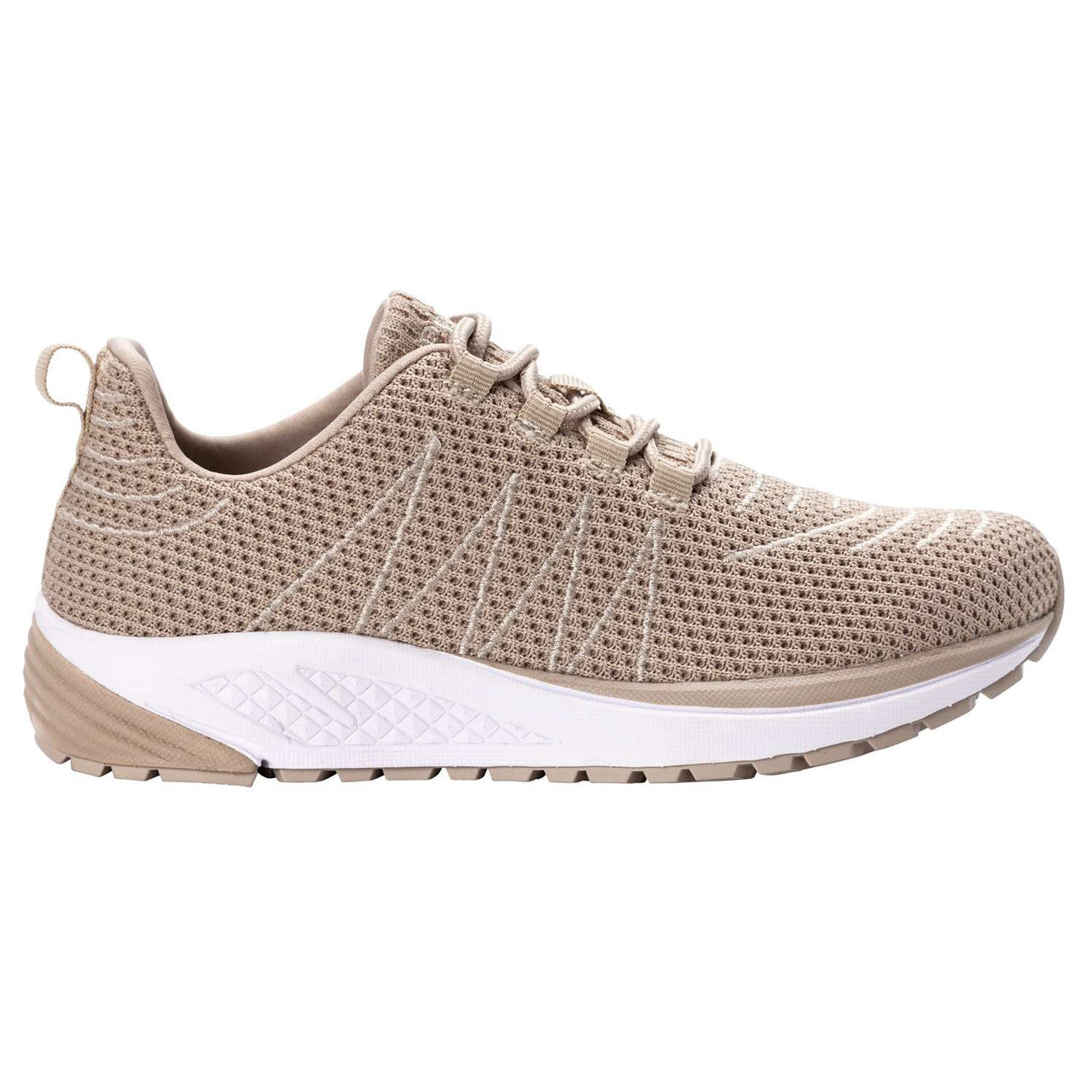 Women's Propet Tour Knit WIDE 2E in Sand