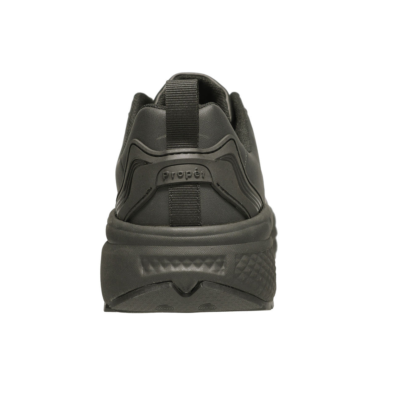 Women's Propét Ultra Work Leather Sneaker in Black