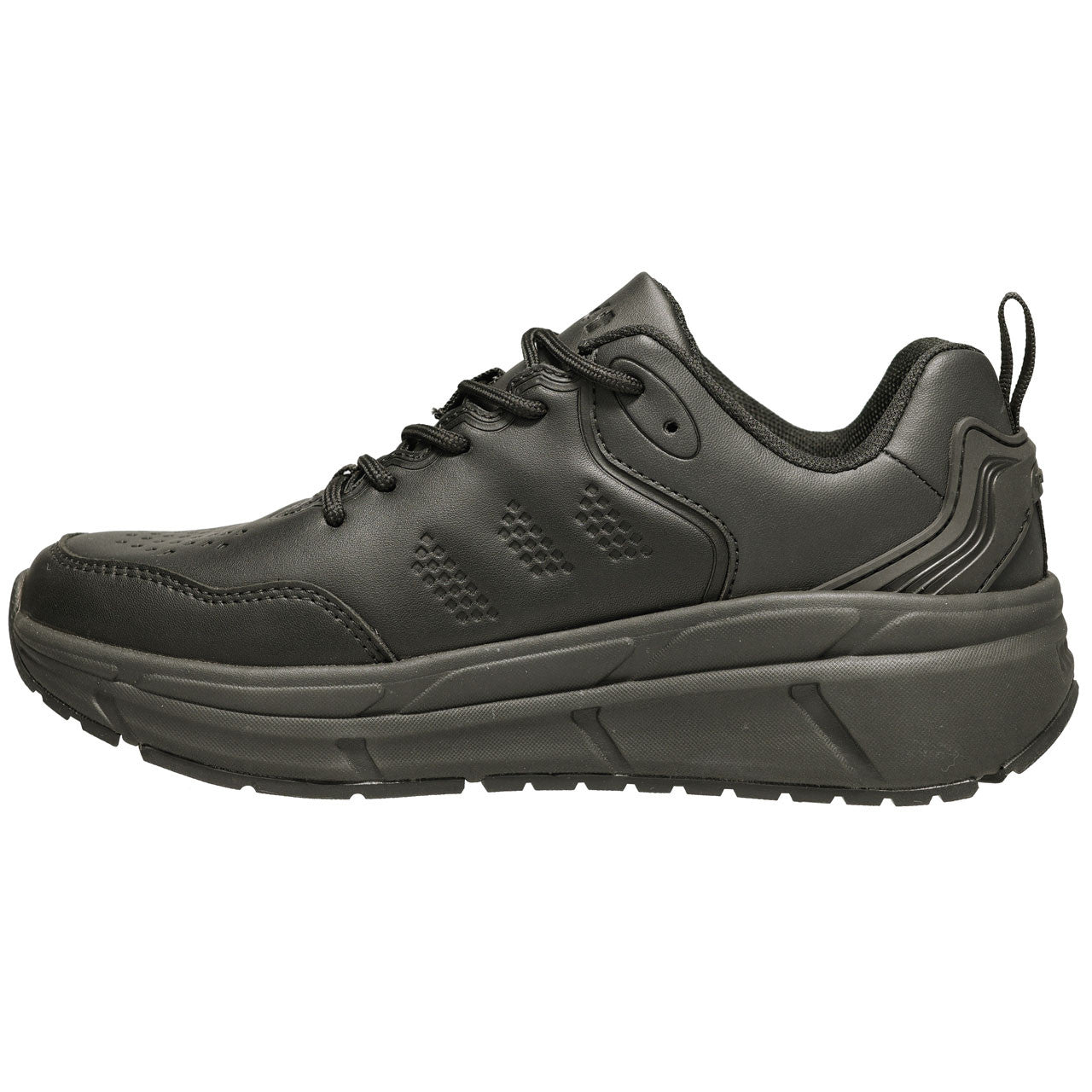 Women's Propét Ultra Work Leather Sneaker in Black