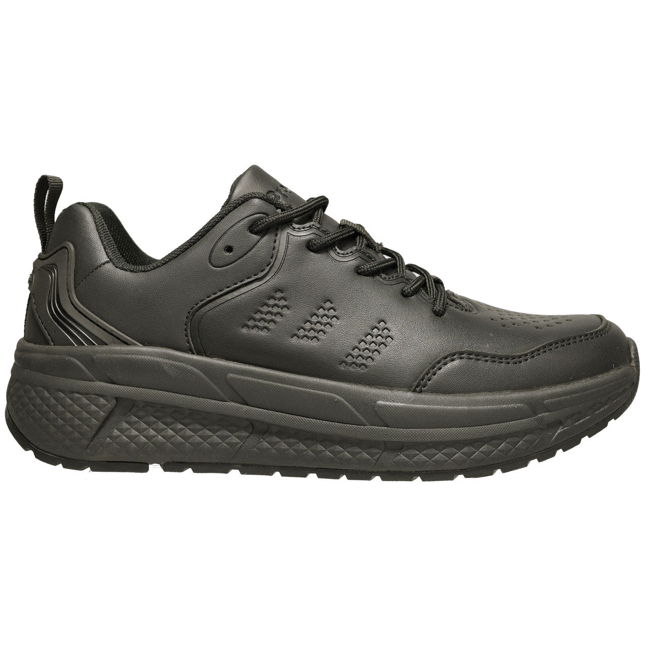 Women's Propét Ultra Work Leather Sneaker in Black