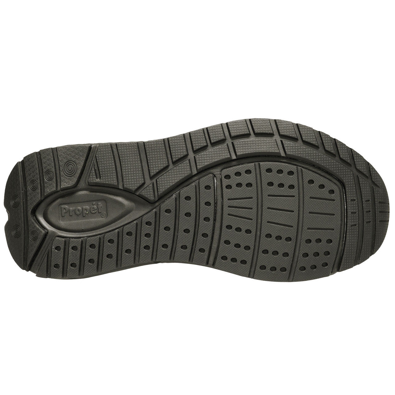 Women's Propét Ultra Work Leather Sneaker in Black