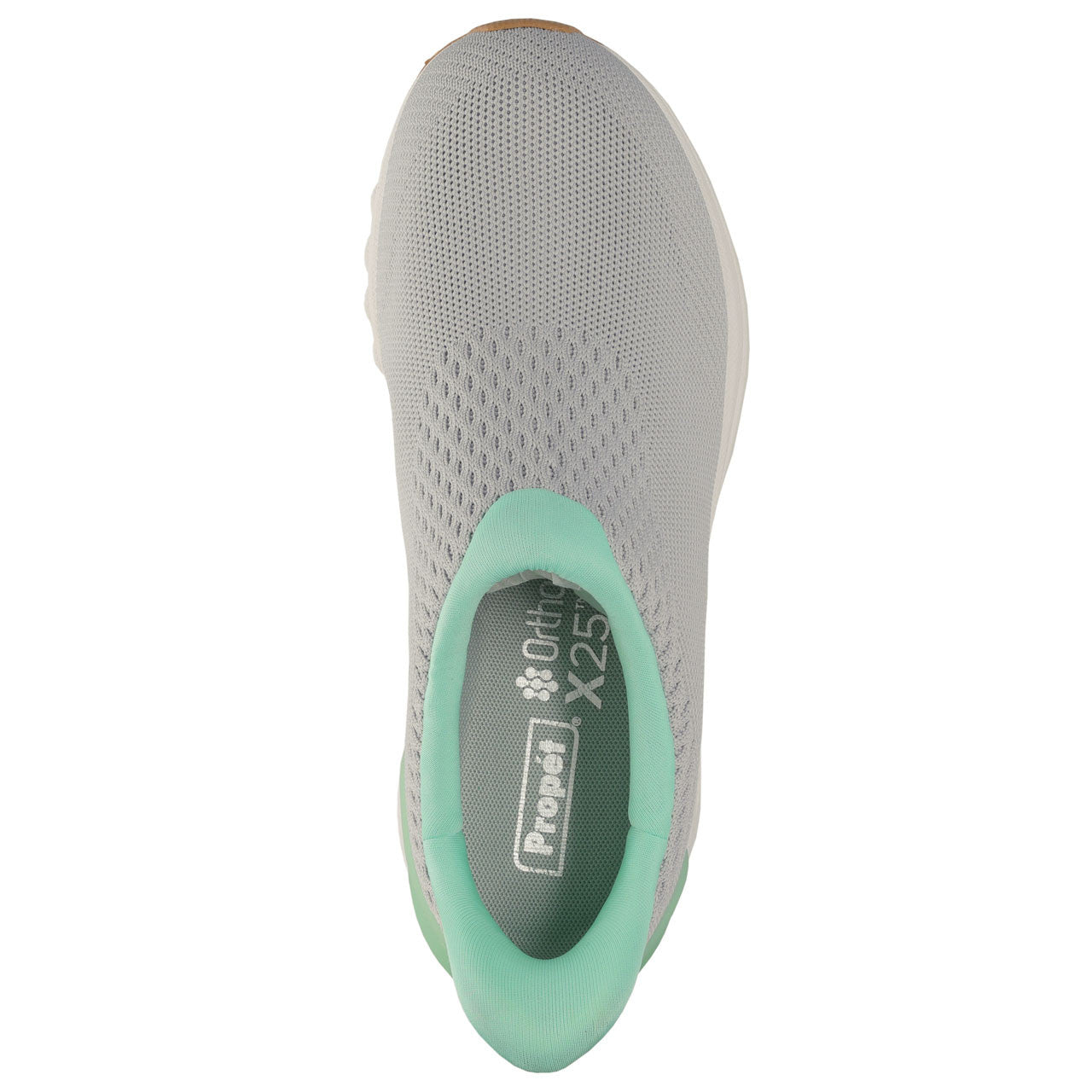Women's Propét One Velocity Slip On Step In Sneaker in Grey/Mint