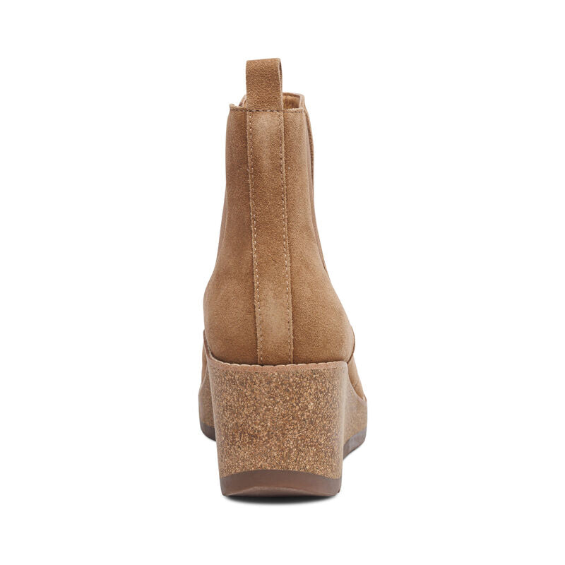 Dawn Wedge Chelsea Boot in Honey CLOSEOUTS