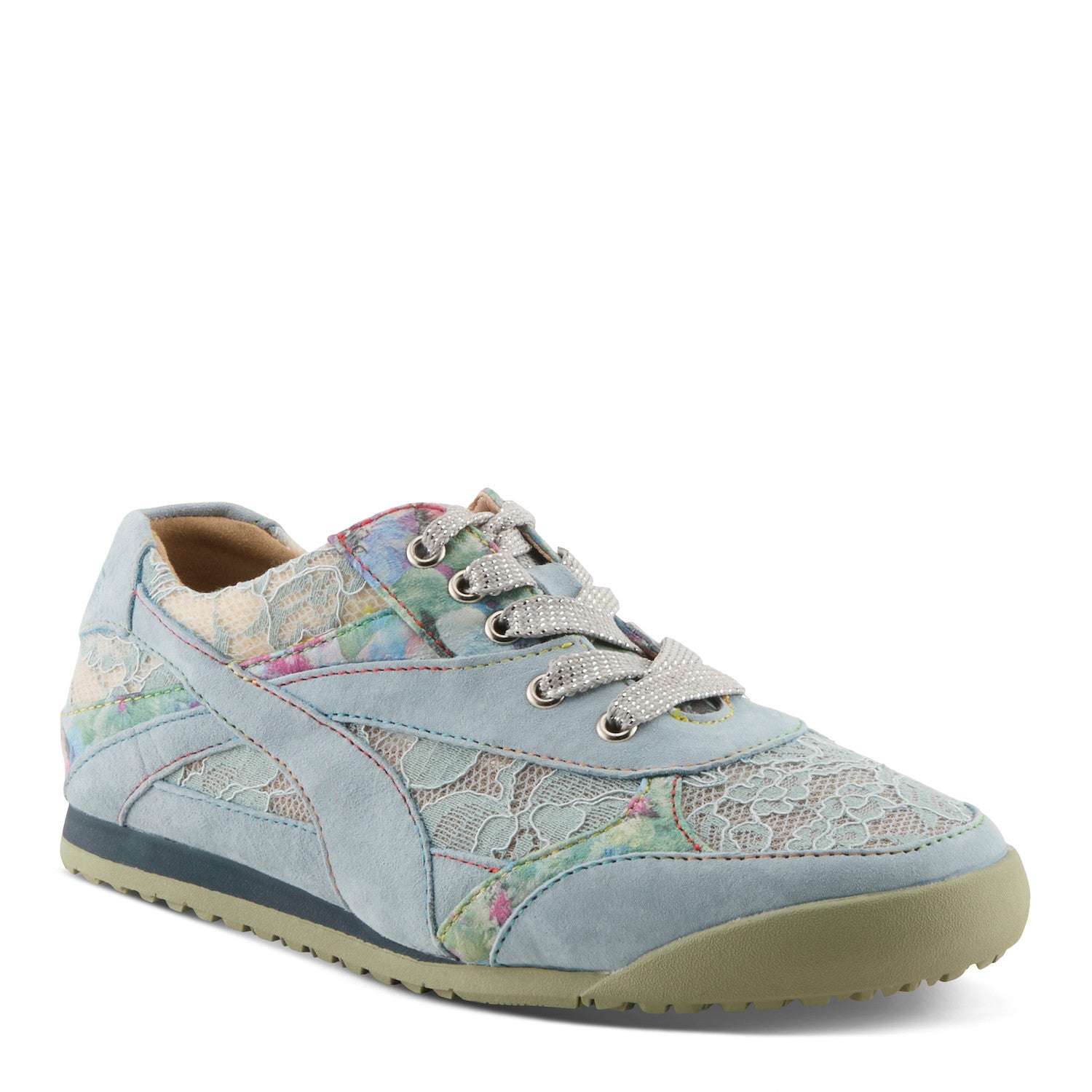 Wavehello Modern Fashion Sneaker in Light Blue