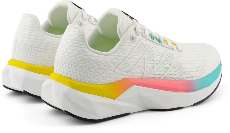 Women's FuelCell PROPEL White with Cyber Jade and Ginger Lemon V5