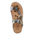 Blissbloom Blooming Wedge Sandal in Navy Multi