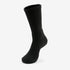 Unisex Maximum Padding Running Crew Sock in Black