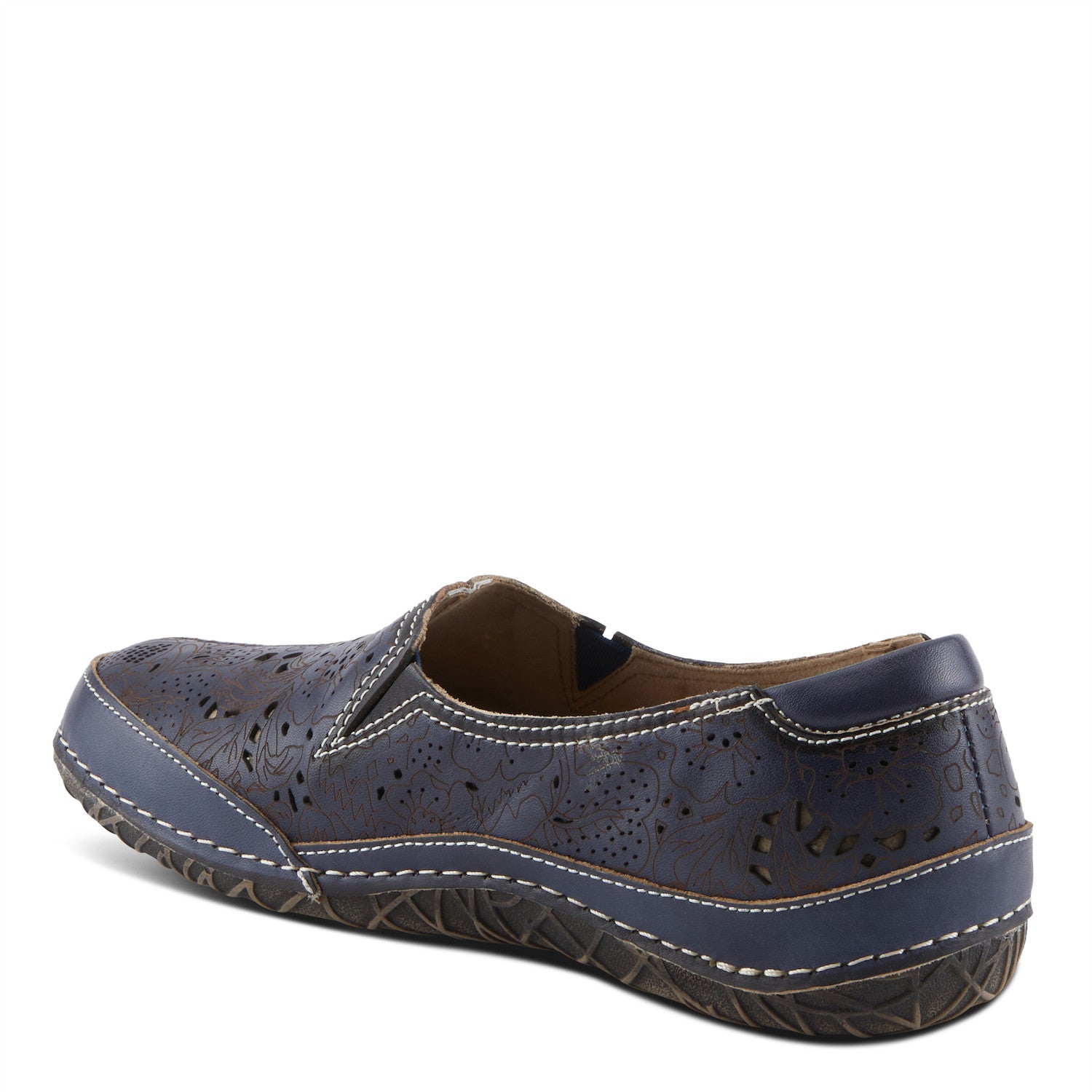 Libora Etched Loafer in Navy