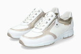 Ylona Zipper Sneaker in White