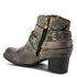 Zhamsha Belted Western Boot in Grey