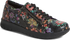 Solar Zipper Oxford in Black Floral