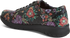 Solar Zipper Oxford in Black Floral