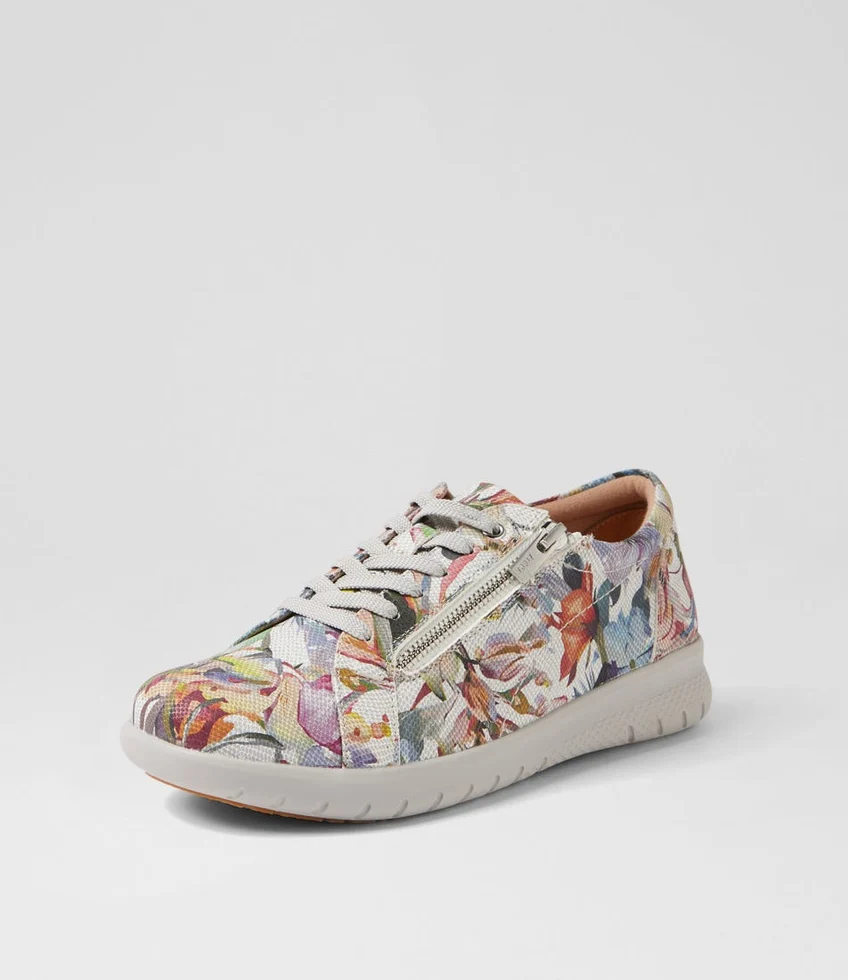 Solar Zipper Oxford in Blue And Silver Multi