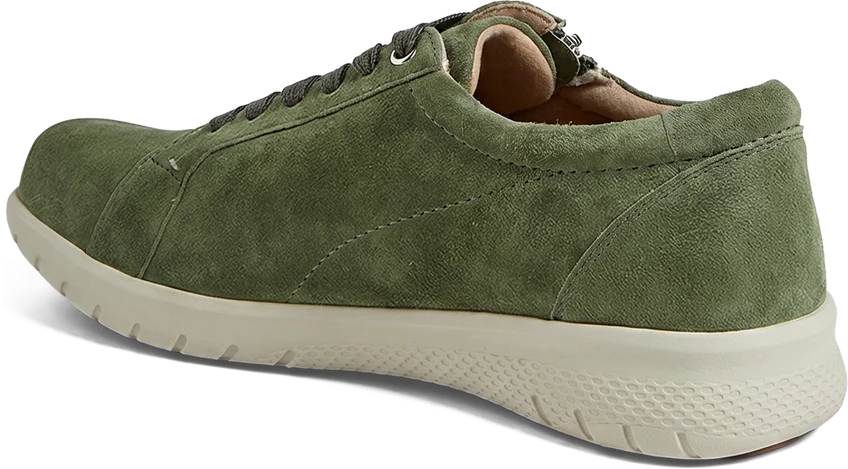 Solar Zipper Oxford in Khaki Suede