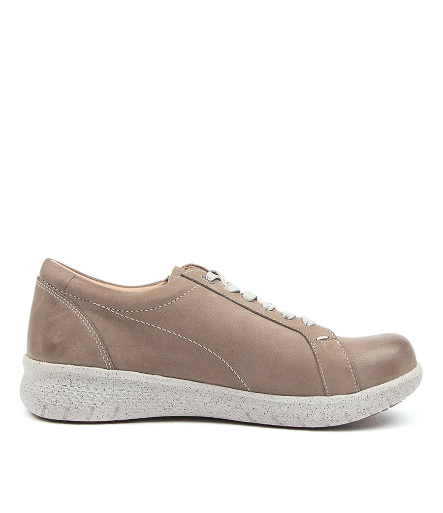 Solar Zipper Oxford in Taupe Nubuck