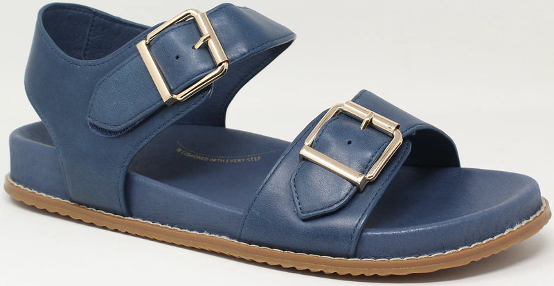 Hastice Traditional  Leather Walking Sandal in Marine CLOSEOUTS