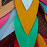 HB Plumage Handbag in Rainbow Leather