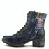 Marty Combat Boot in Navy