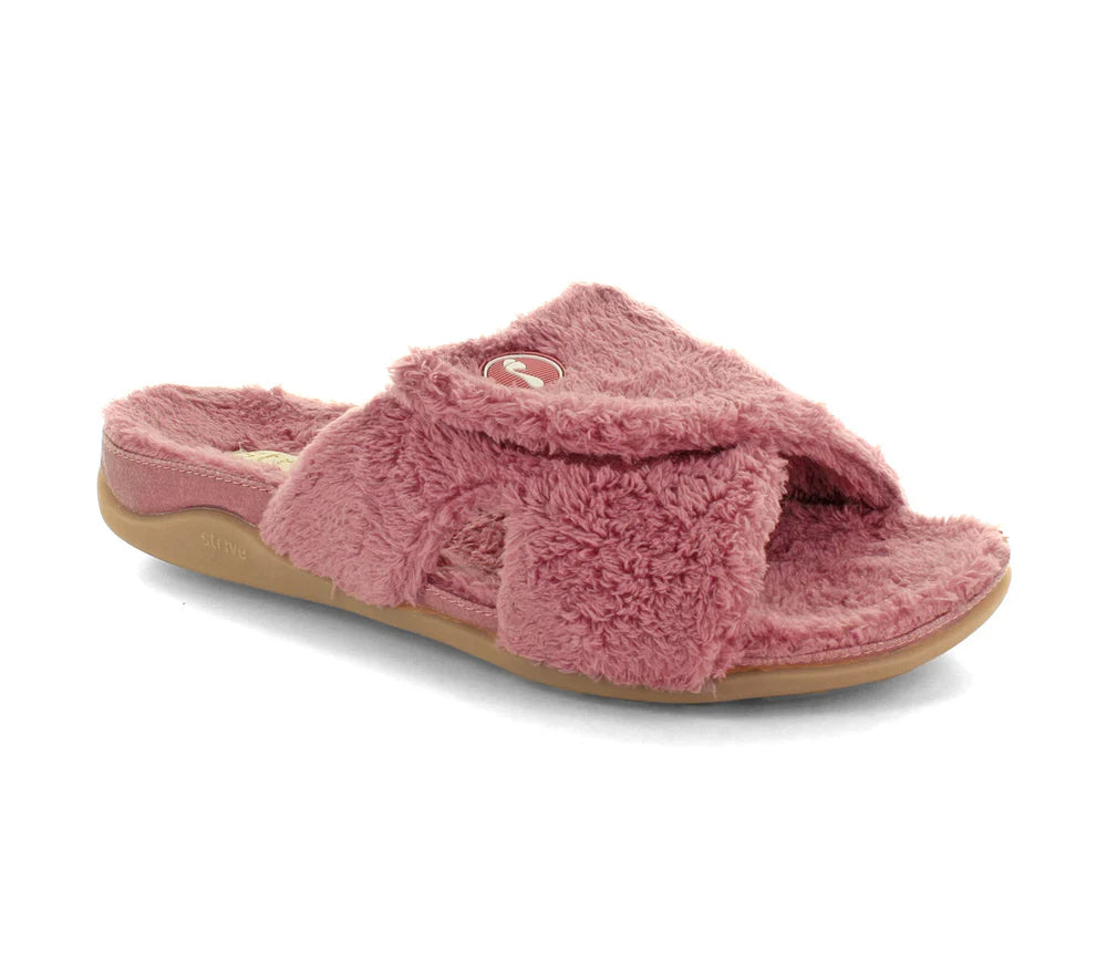 Zoey Cozy Slide Slipper in Heather
