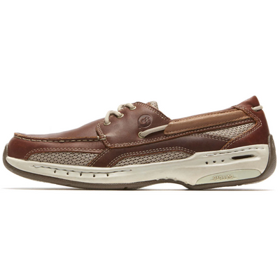 Captain Lightweight Slip On Boat Shoe in Brown