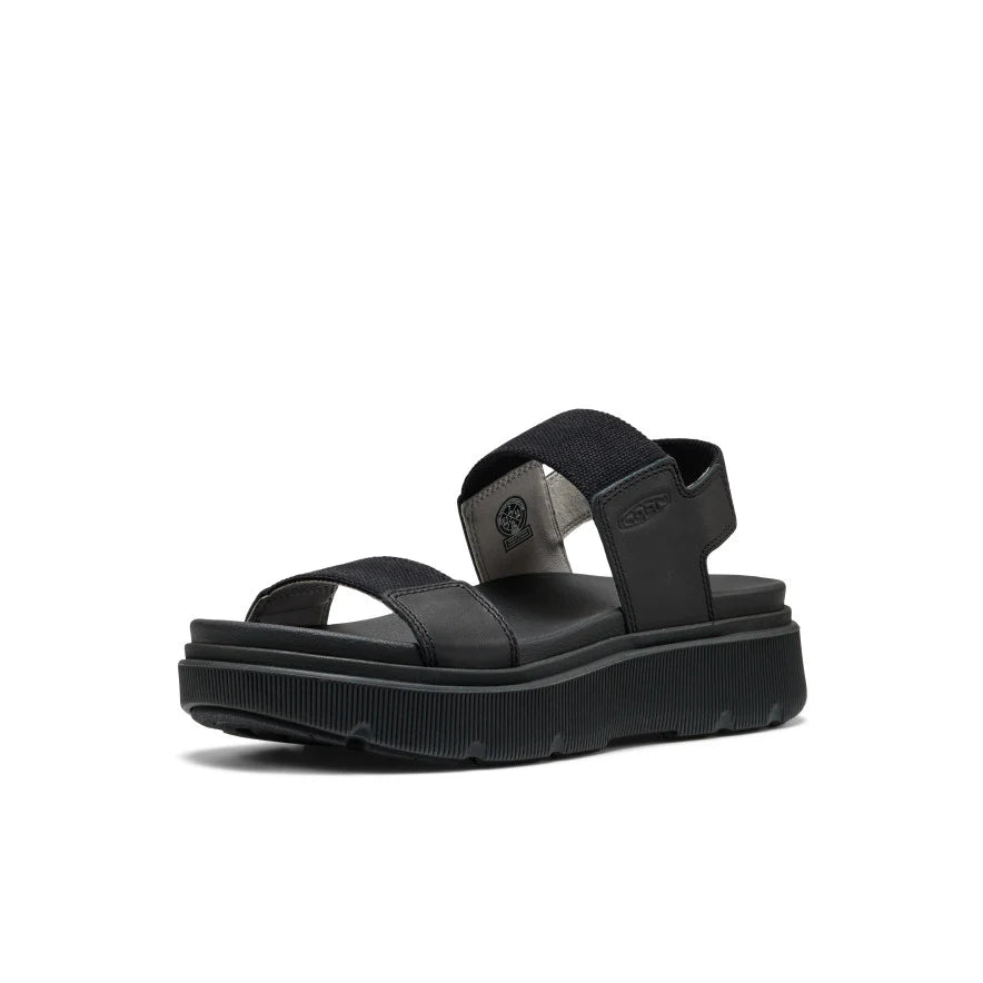 Elle Mila Backstrap in Black/Black