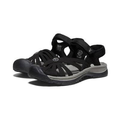 Rose Hybrid Water Sandal in Black/ Neutral Gray