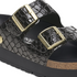 Arizona Platform Croc Patent Leather Black